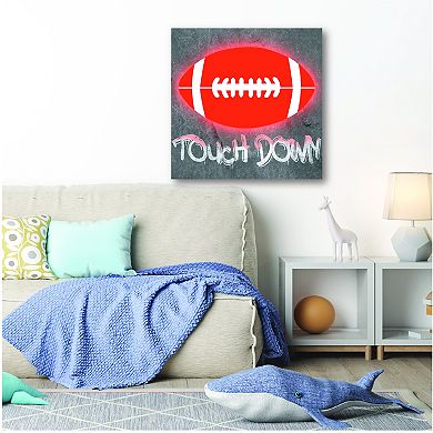 COURTSIDE MARKET Touchdown 16x16 Canvas