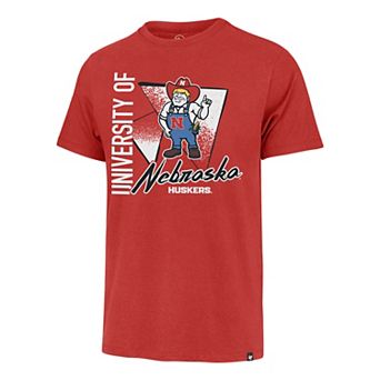 Men's '47 Brand Nebraska Cornhuskers Side Arm Franklin Graphic Tee