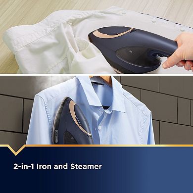 BLACK+DECKER Press & Steam 2-in-1 Iron and Steamer