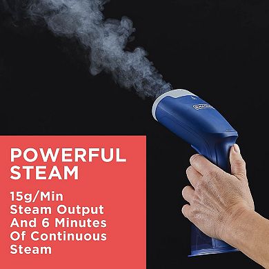 BLACK+DECKER Compact Garment Steamer