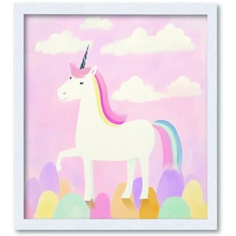 COURTSIDE MARKET Pink Unicorn Dreams I 16x20 Canvas