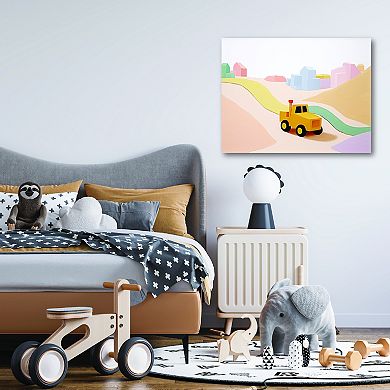 COURTSIDE MARKET Imagination Constriction 16x20 Canvas