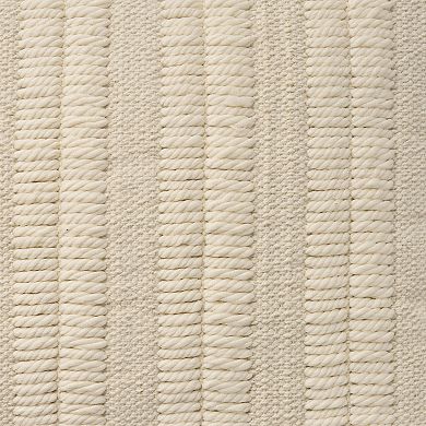 Mina Victory Lifestyle Woven Stripes Throw Pillow