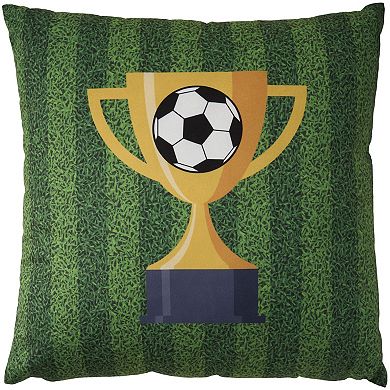 Mina Victory 2-pc. Plush Lines Soccer Throw Pillow Set