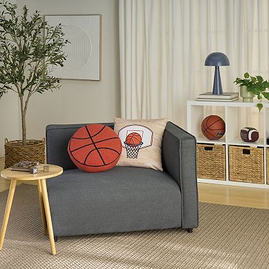 Mina Victory 2-pc. Plush Lines Basketball Throw Pillow Set
