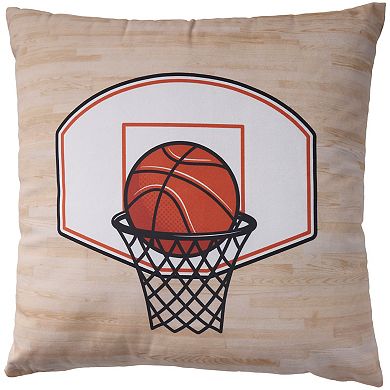 Mina Victory 2-pc. Plush Lines Basketball Throw Pillow Set