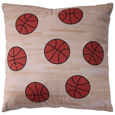 Mina Victory 2-pc. Plush Lines Basketball Throw Pillow Set