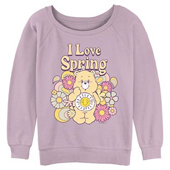 Juniors' Care Bears Funshine Bear I Love Spring Graphic Pullover