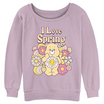 Juniors' Care Bears Funshine Bear I Love Spring Graphic Pullover