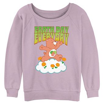 Juniors' Care Bears Forest Friend Bear Earth Day Everyday Graphic Pullover