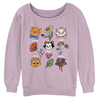 Disney's Botanical Kittens Juniors' Graphic Pullover