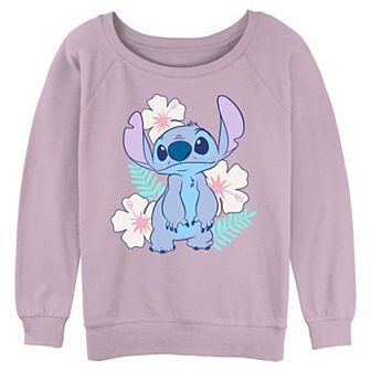 Disney's Lilo & Stitch Tropical Flower Set Juniors' Graphic Pullover