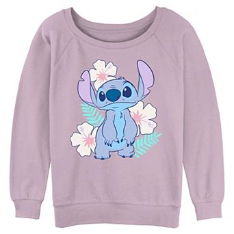 Disney's Lilo & Stitch Tropical Flower Set Juniors' Graphic Pullover