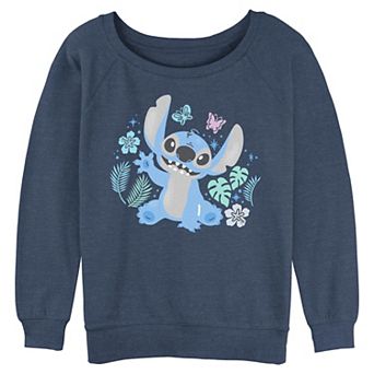 Disney's Lilo & Stitch Springtime Stitch Juniors' Graphic Pullover
