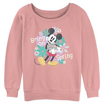 Disney's Mickey Mouse Bring On Spring Juniors' Graphic Pullover