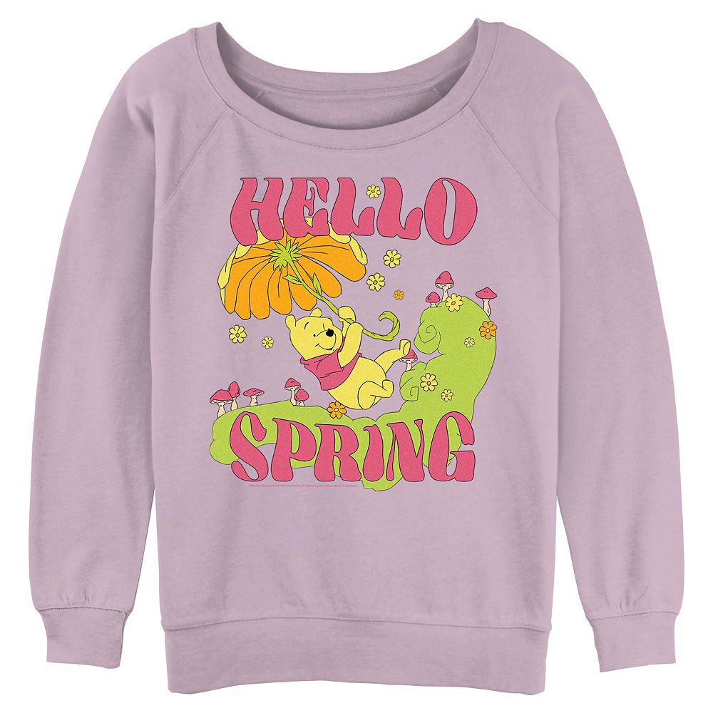 Disney's Winnie The Pooh Hello Spring Juniors' Graphic Pullover