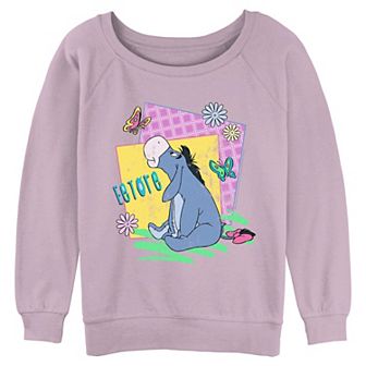 Disney's Winnie The Pooh Eeyore 90's Style Spring Juniors' Graphic Pullover
