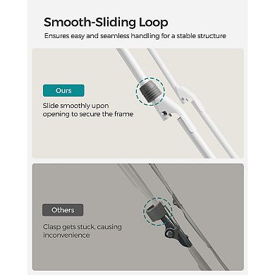 Metal Laundry Clothes Drying Rack With Gullwings Black