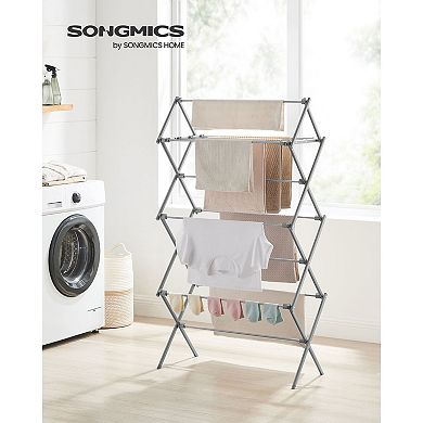 Foldable Clothes Drying Rack, Laundry Drying Rack, Clothes Airer, Steel Frame