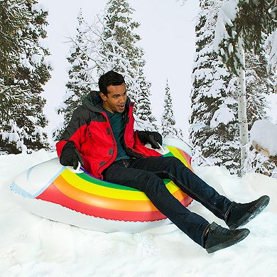 Inflatable Snow Tube Arctic Rainbow Jumbo Size SnowCandy