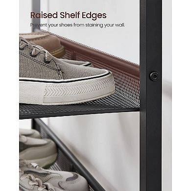 5-Tier Shoe Rack, Narrow Shoe Organizer for Closet Entryway