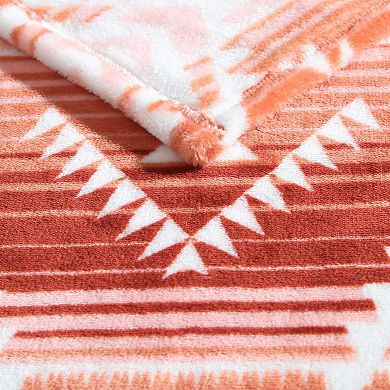 Wrangler Jericho Peach Pink Throw Blanket
