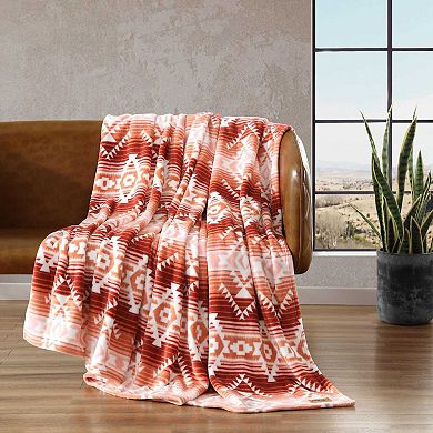 Wrangler Jericho Peach Pink Throw Blanket