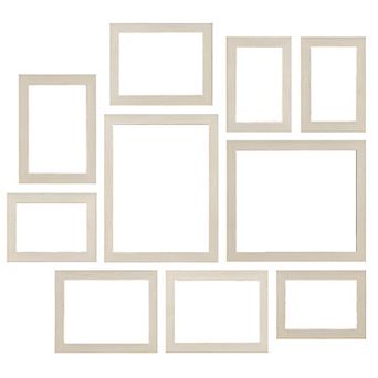 Picture Frames, Collage Photo Frames, Clear Glass Front Set Of 10