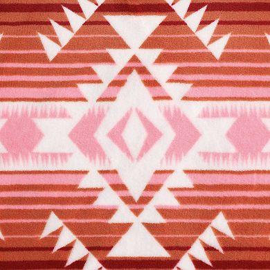 Wrangler Jericho Reversible Pink Throw Blanket