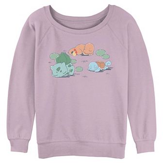 Juniors' Pokemon Characters Taking A Nap Graphic Pullover