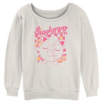Juniors' Pokemon Jigglypuff Singing Show Graphic Pullover