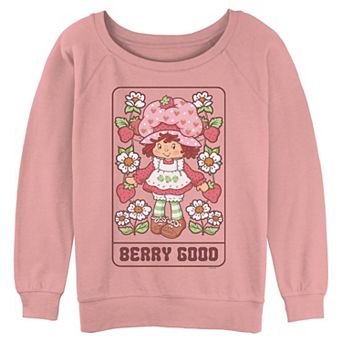 Juniors' Strawberry Shortcake Berry Good Card Graphic Pullover