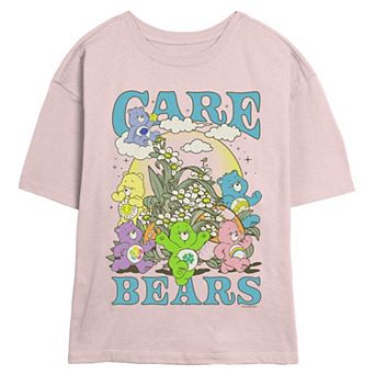 Juniors' Care Bears Enjoying Springtime Skimmer Graphic Tee