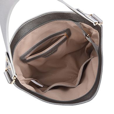 Mellow World Ryder Hobo Bag with Floral Embossed Pockets