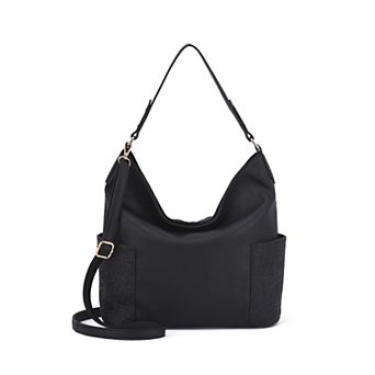 Mellow World Ryder Hobo Bag with Floral Embossed Pockets