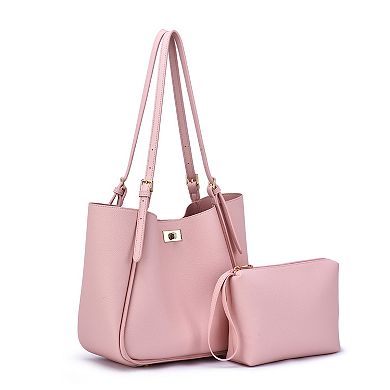 Mellow World Brooklyn Tote Bag with Adjustable Strap & Pouch