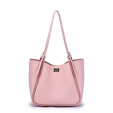 Mellow World Brooklyn Tote Bag with Adjustable Strap & Pouch