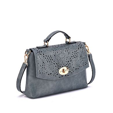 Mellow World Quinn Perforated Crossbody Bag