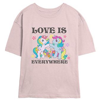 Juniors' My Little Pony Love Is Everywhere Skimmer Graphic Tee