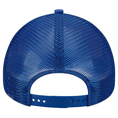 Men's New Era White Chicago Cubs Retro Wordmark 9FORTY A-Frame Trucker Adjustable Hat