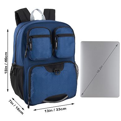 Trailmaker Honeycomb Ripstop Multi-Pocket Backpack