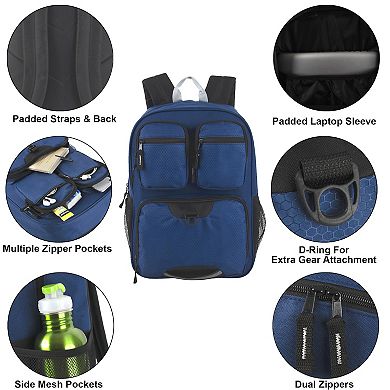 Trailmaker Honeycomb Ripstop Multi-Pocket Backpack