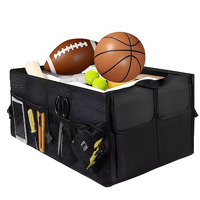 Multi Compartment Foldable Organizer With Adjustable Strap