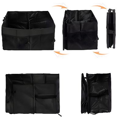 Multi Compartment Foldable Organizer With Adjustable Strap