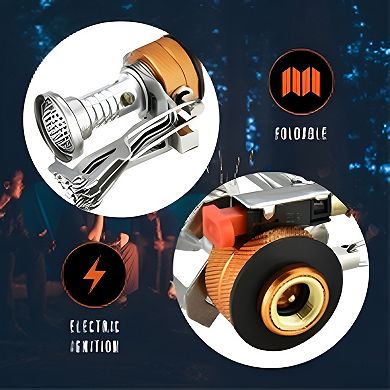 2 Portable Camping Stoves With Piezo Ignition