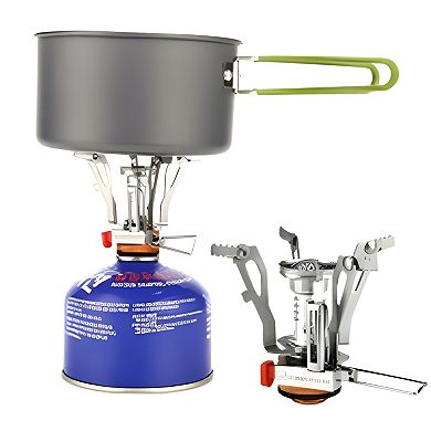 2 Portable Camping Stoves With Piezo Ignition
