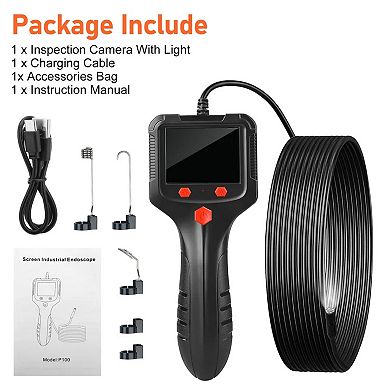 Handheld Industrial Inspection Snake Camera 2.4 Inch