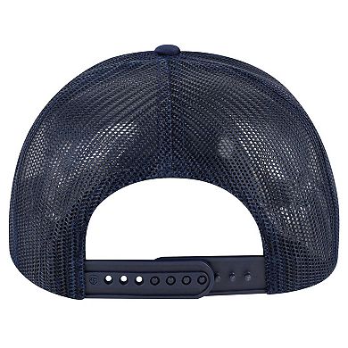 Men's '47 Navy Atlanta Braves Local Patch Foam Front Trucker Adjustable Hat