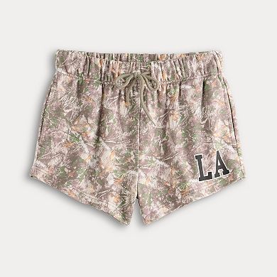 Juniors' Threads of Luxx Camo Print Cargo Shorts