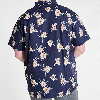 Big & Tall Quiksilver Habitat Classic Woven Button-Down Shirt